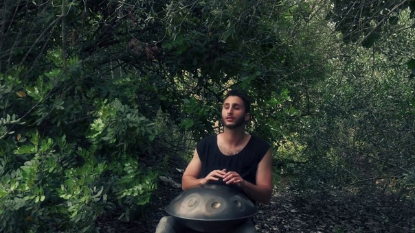 JUST CHILL Shooting a HANG DRUM video in my former school ( The Green