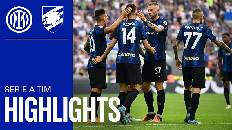 INTER 3 0 SAMPDORIA, HIGHLIGHTS, SERIE A 21,