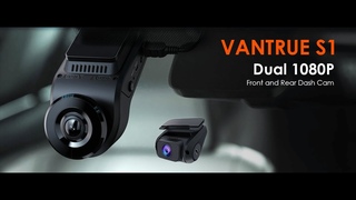Vantrue S1 4K Dual Dash Cam with Built-in GPS
