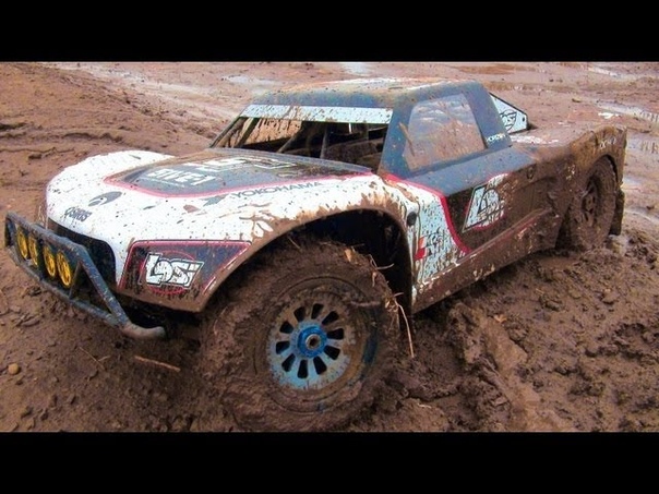 RC ADVENTURES HUGE, MUDDY 4 X4 OFF ROAD GAS TRUCK LOSI 5ive T, 2nd