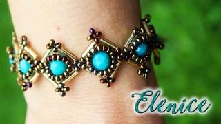 Aula de bijuterias: Pulseira de Cristais, miangas e canutilho (diy bracelet)
