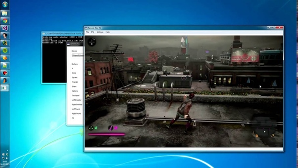 Remote Play PC GUI, dynamic controls Wi Fi