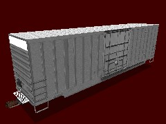 Boxcar HiCube 50ft Unlettered Type 1DES
