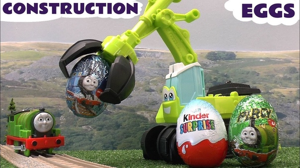 Play Doh Thomas And Friend Kinder Surprise Eggs Peppa Pig Disney Cars Egg Playdough Diggin Rigs