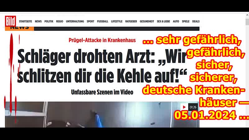 sehr gefährlich, gefährlich, sicher, sicherer, deutsche