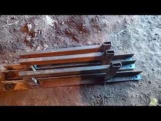 Продолжение сборки самодельных рельс для самодельной пила рамы часть 2