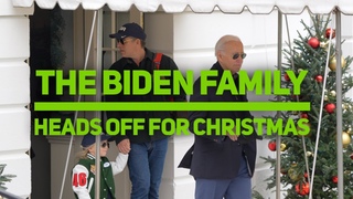 Joe and Hunter Biden head off for Christmas together at Camp David