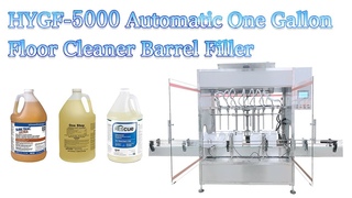 HYGF-5000 Automatic One Gallon Floor Cleaner Barrel Filling Machine Chinese Manufacturer Price