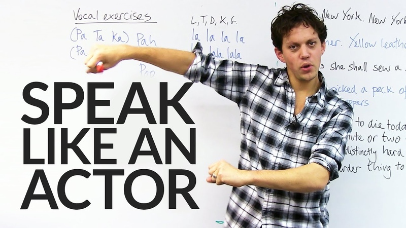 Speak as clearly as an