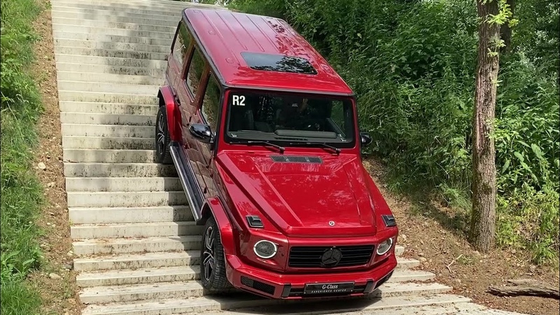 Taking the G CLASS FOR A SWIM EXTREME Off Road G CLASS Driving Swimming Stair Drive Mud Water
