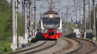 Электропоезд ЭД4М-0460 ЦППК перегон Тучково - Дорохово