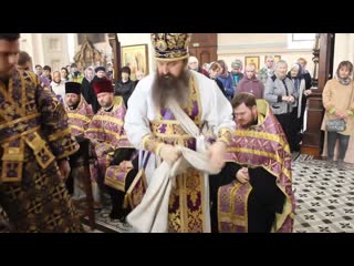 Чин умовения ног. Архиепископ Антоний