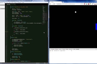 Speed Coding (Javascript) - First time making the game Pong