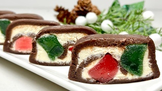 Tolles Dessert fr das neue Jahr in 5 Minuten!  Kein Backen!  Keine Gelatine!