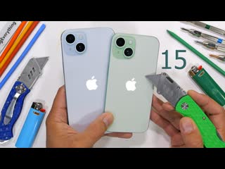 iPhone 15 Durability Test - is Aluminum better than Titanium!