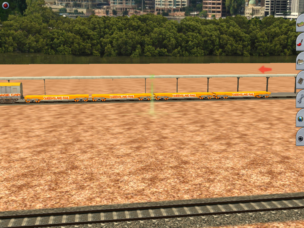 queensland rail 40ft flatcar