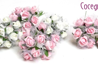 Маленькие розочки  Где купить миниатюрные розочки из фоамирана  Small roses