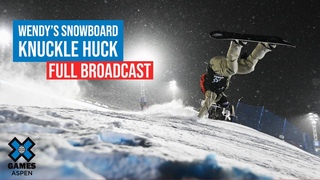 Wendys Snowboard Knuckle Huck: FULL COMPETITION | X Games Aspen 2022
