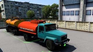 Euro Truck Simulator 2 1 46 Бензовоз поехал в рейс с пустым баком