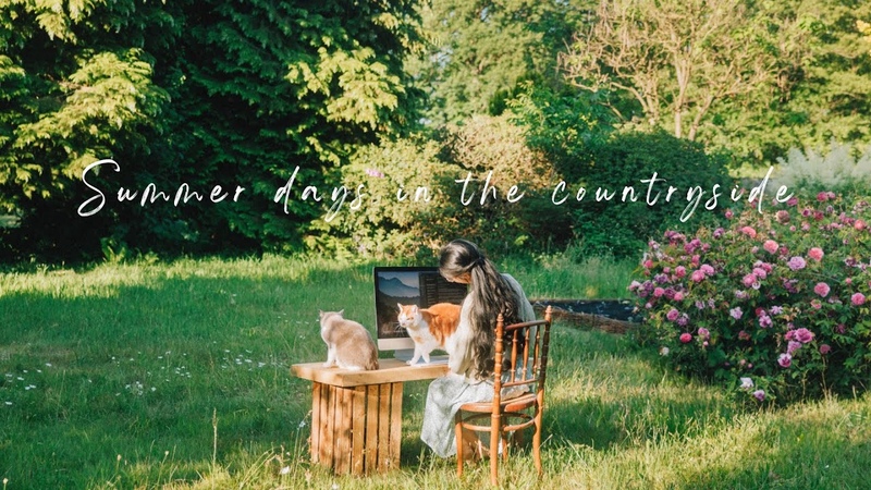 109 Summer days at Home, Veggies Rose Garden, Summer Recipes, Countryside