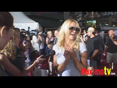 Pamela Anderson RAW at X GAMES 3 D: the Movie Premiere July 30,