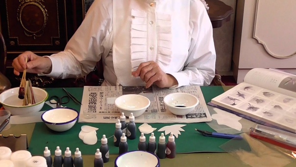 Somebana silk flowers: how to dye, cut and