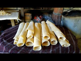 Kndsaya ritnin Hazrlanmas | Лапша Азербайджанская | Handmade Noodles Recipe
