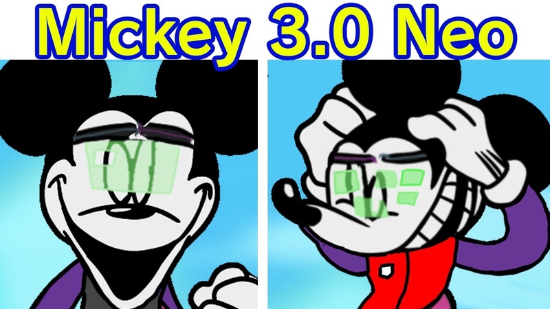 Friday Night Funkin VS Neo Mickey Mouse ( FNF Mod) ( Sunday Night Remix) ( Creepypasta, Remastered