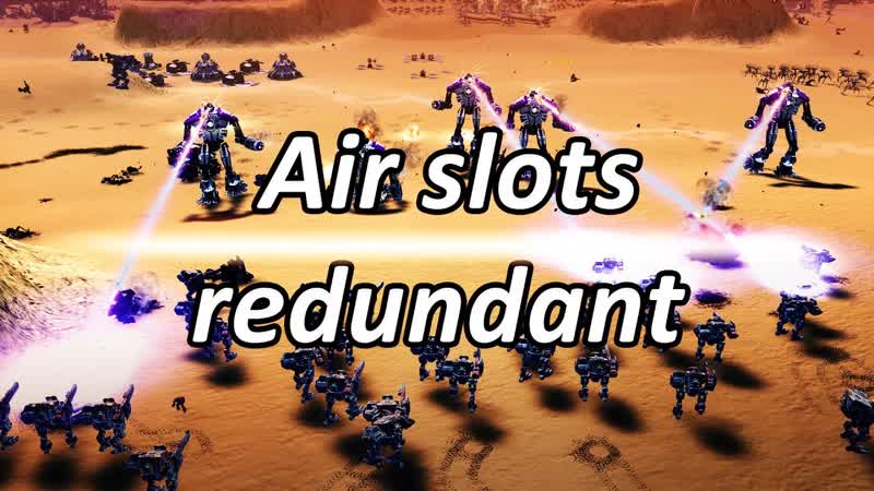 air slots redundant on Adaptive Hilly Plateau Supreme Commander: Forged Alliance
