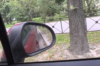 Параллельная и рядная парковка на обычном уроке авто вождения с автоинструктором.