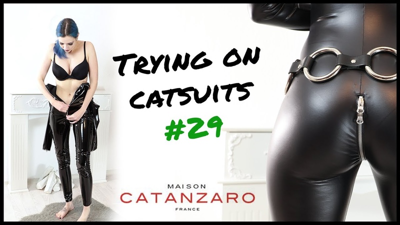 Testing PVC and Leather Catsuits by Patrice