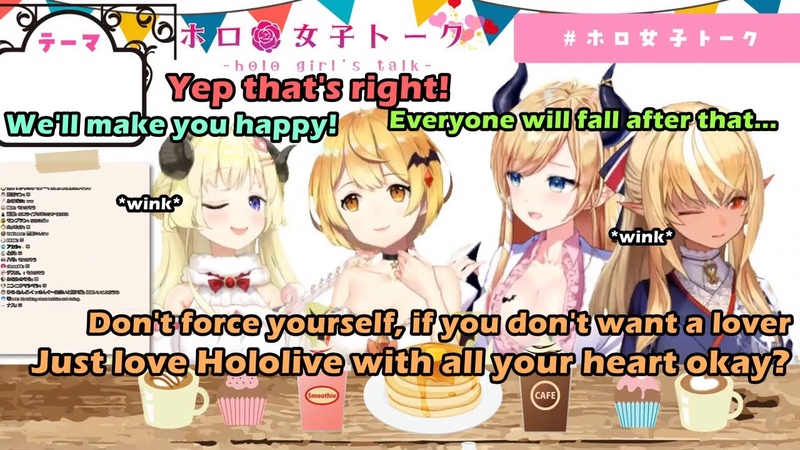 Hololive Blonde Gang Says: Forget Finding A Lover, Love Hololive Instead Hololive English
