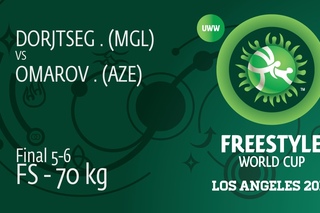 Final 5-6 FS - 70 kg: G. OMAROV (AZE) df. A. DORJTSEGMED (MGL), 6-5