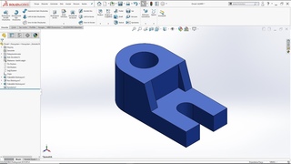SolidWorks rnek izim #1 (3D solid model example)