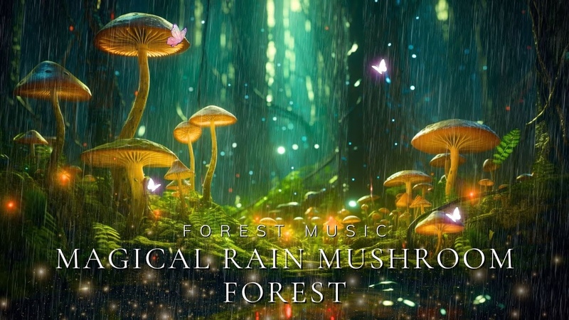 Magical Rain Mushroom Forest Mystical Forest Sounds Nature Sounds Help You Sleep, Study and