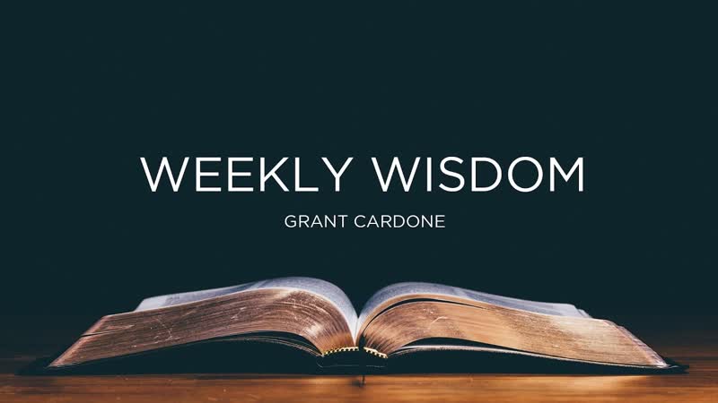 Weekly Wisdom Mistakes and Successes by Grant