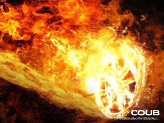 ГОРЯЩЕЕ КОЛЕСО   СИМВОЛ СОЛНЦА  КРАСНОГОР Coub  Молотилочка