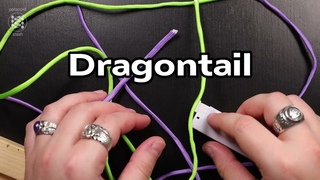Dragontail Bracelet | Браслет “Драконий хвост“ - Paracord Stash