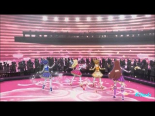 HD Aikatsu episode 73 Ichigo Aoi Ran Otoma Happy