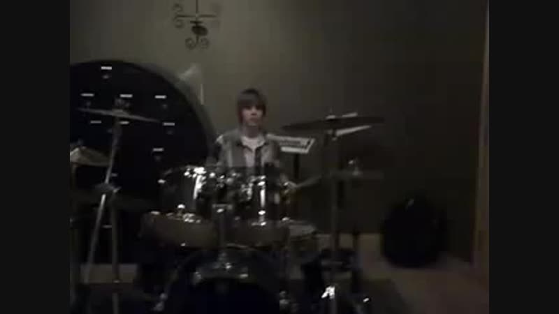 Drum solo by Justin