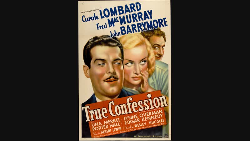True Confession (1937) Carole Lombard, Fred Mac Murray, John
