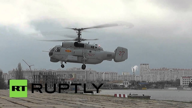 Russia: Check these STRAPPED Ka 28 choppers headed for