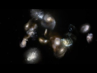 Массивное столкновение 14 галактик уже произошло, но его до сих пор не видно