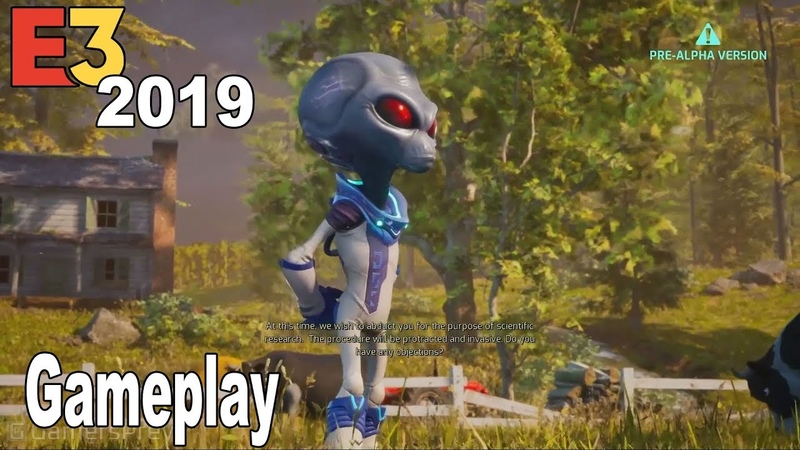 Destroy All Humans Remake E3 2019 Gameplay Demo HD 1080