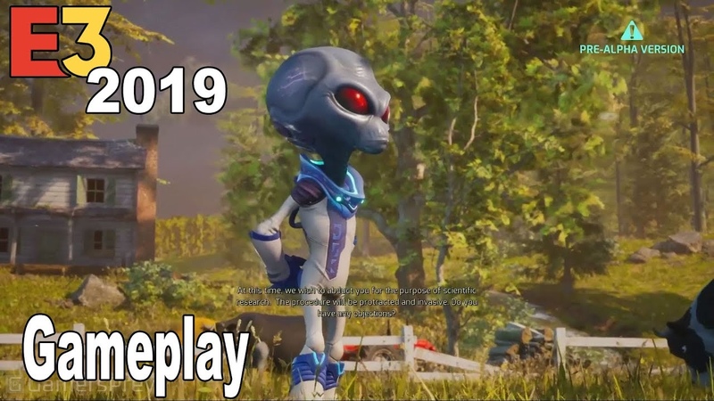 Destroy All Humans! Remake - E3 2019 Gameplay Demo [HD 1080P]