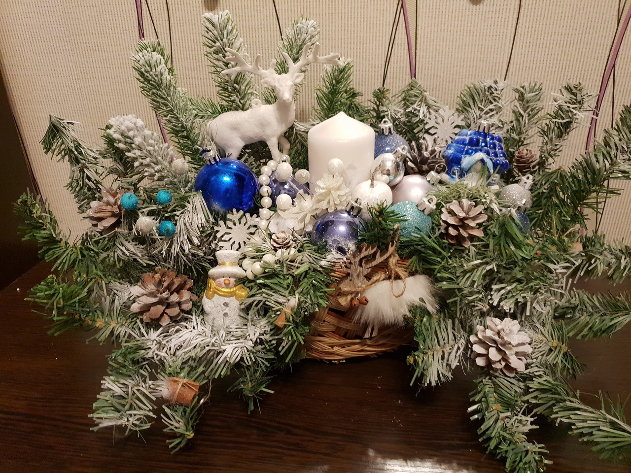 Новогодняя Композиция С Оленем