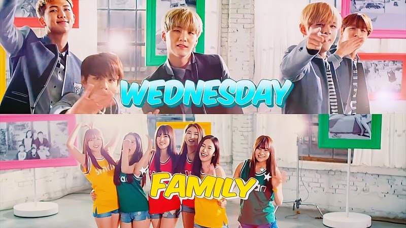 BTS, GFRIEND WEDNESDAY FAMILY 2020 (