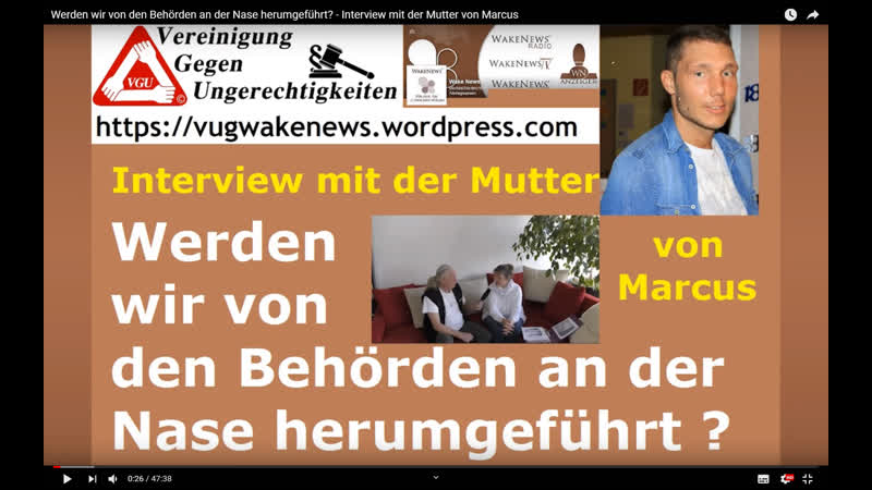 Werden wir von den Behörden an der Nase herumgeführt Interview mit der Mutter von