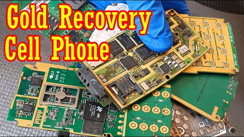 gold recovery from cell phone scrap