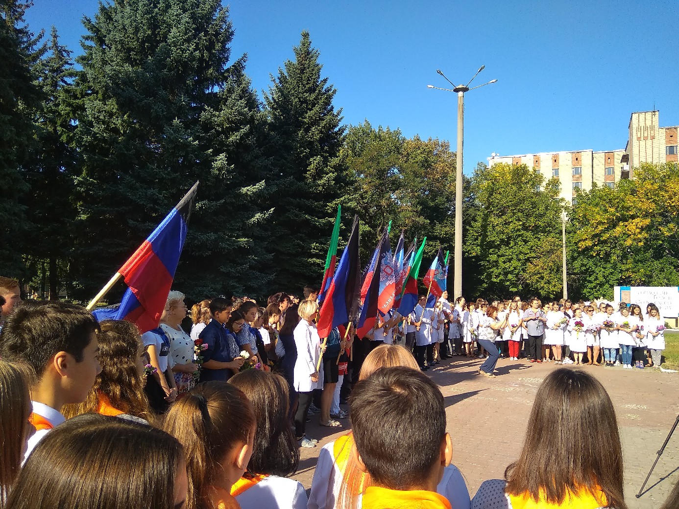 Митинг, приуроченный 76-й годовщине Освобождения Донбасса Митинг, приуроченный 76-й годовщине Освобождения Донбасса
